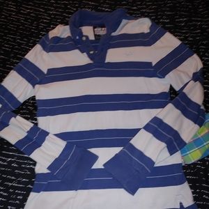 Hollister 3 button long sleeve shirt